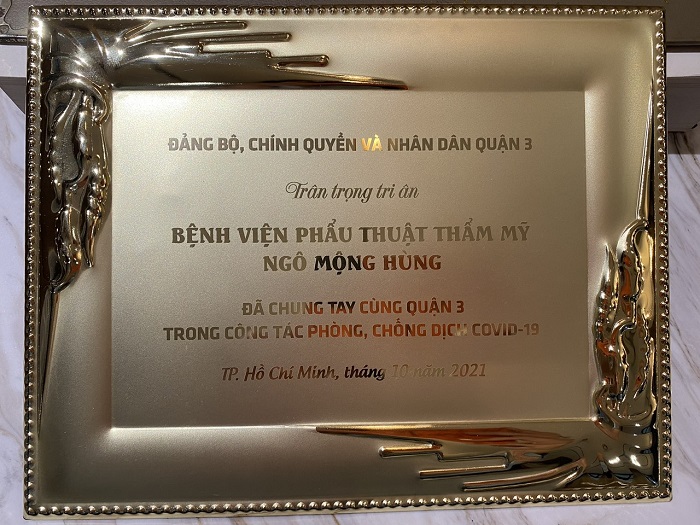 Một số thành tích của Bệnh viện thẩm mỹ Ngô Mộng Hùng 